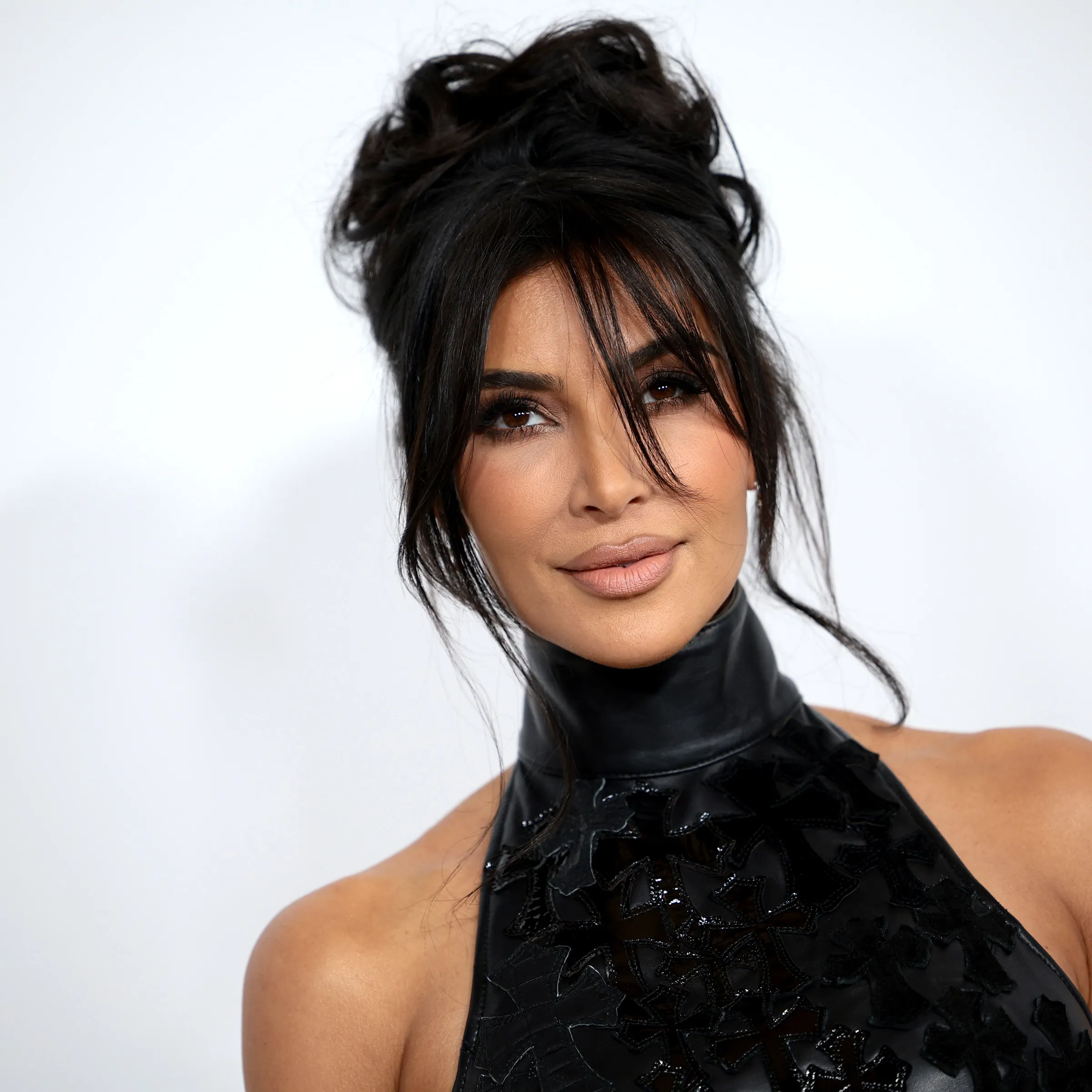 kim kardashian faux bangs